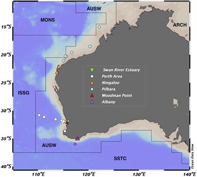 Plankton Community Metabolism in Western Australia: Estuarine, Coastal and Oceanic Surface Waters